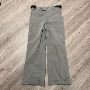 Columbia Gore-Tex Pants Mens Medium Gray Full Side Zip Snow Ski Rain 5010